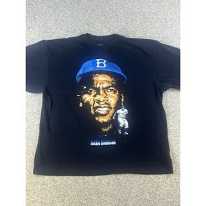 Jackie Robinson Portrait Tshirt Size 3XL Authentic Dare Sport Streetwear MLB